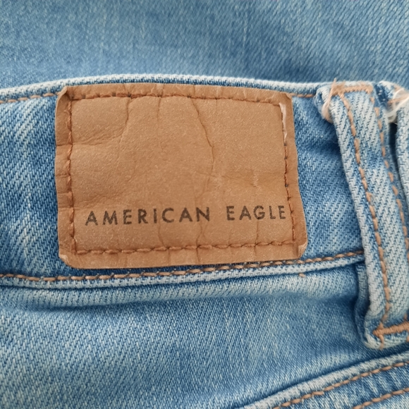 AE Super high-rise baggy, wide leg Jeans Size 0 - Picture 9 of 11